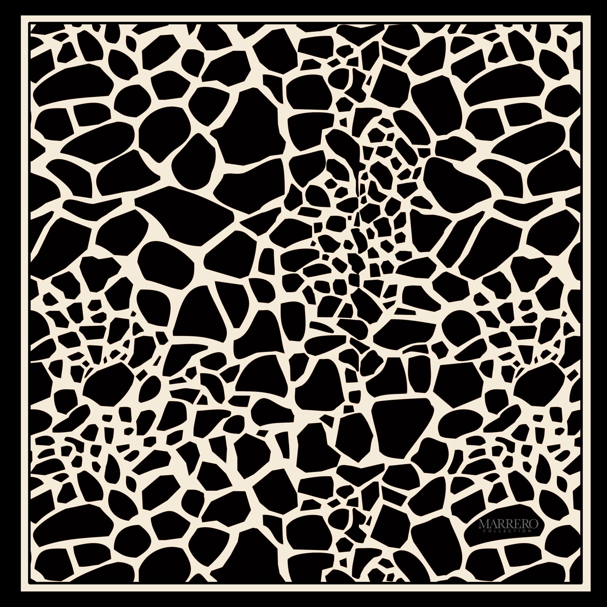 Giraffe Square Silk Scarf