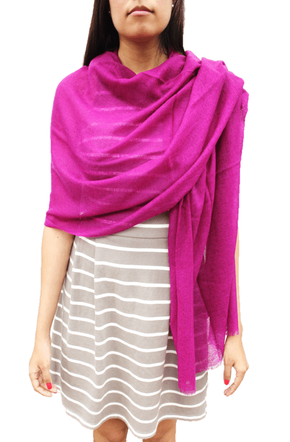 Cashmere Wrap - Purple