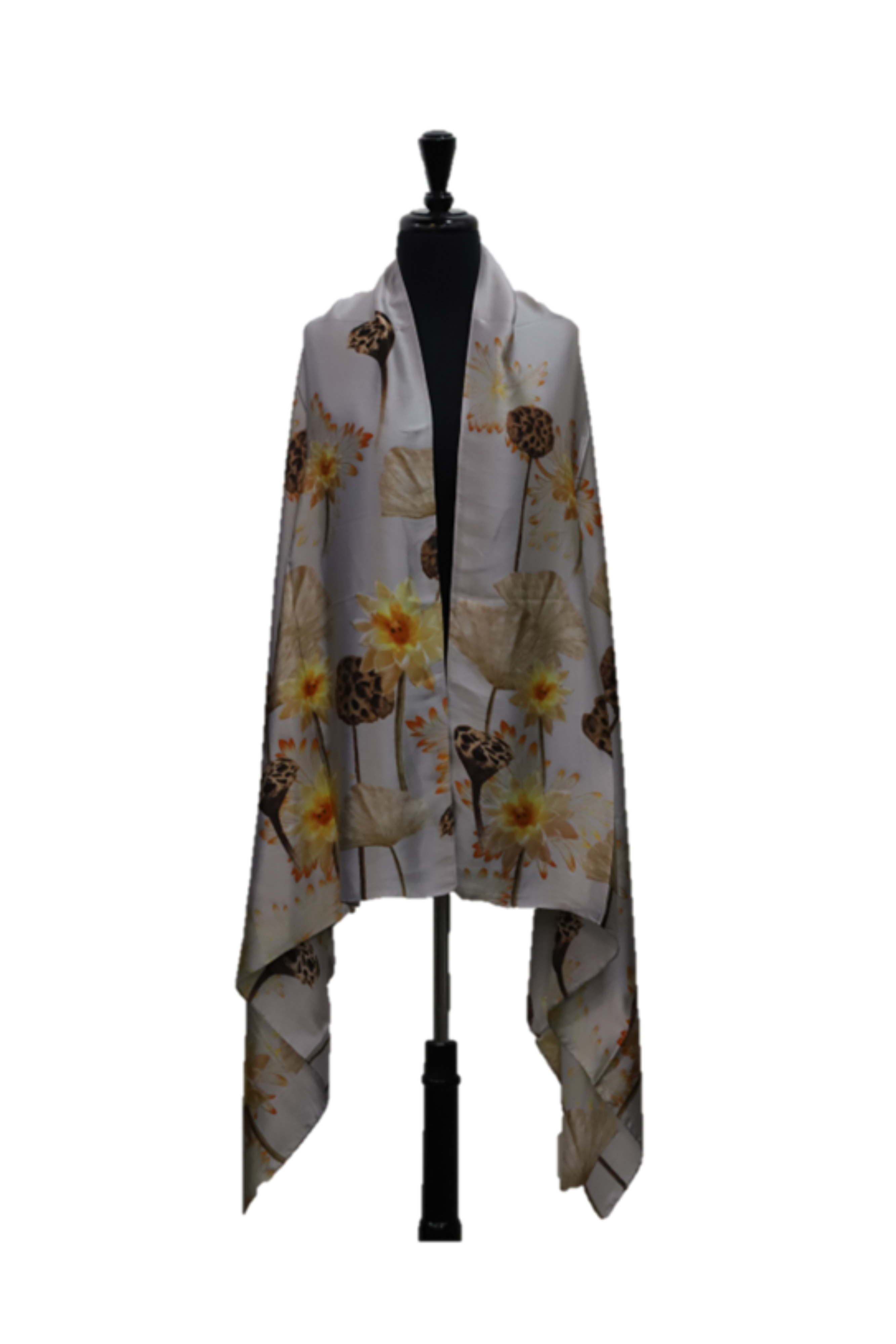 Floral pattern scarf