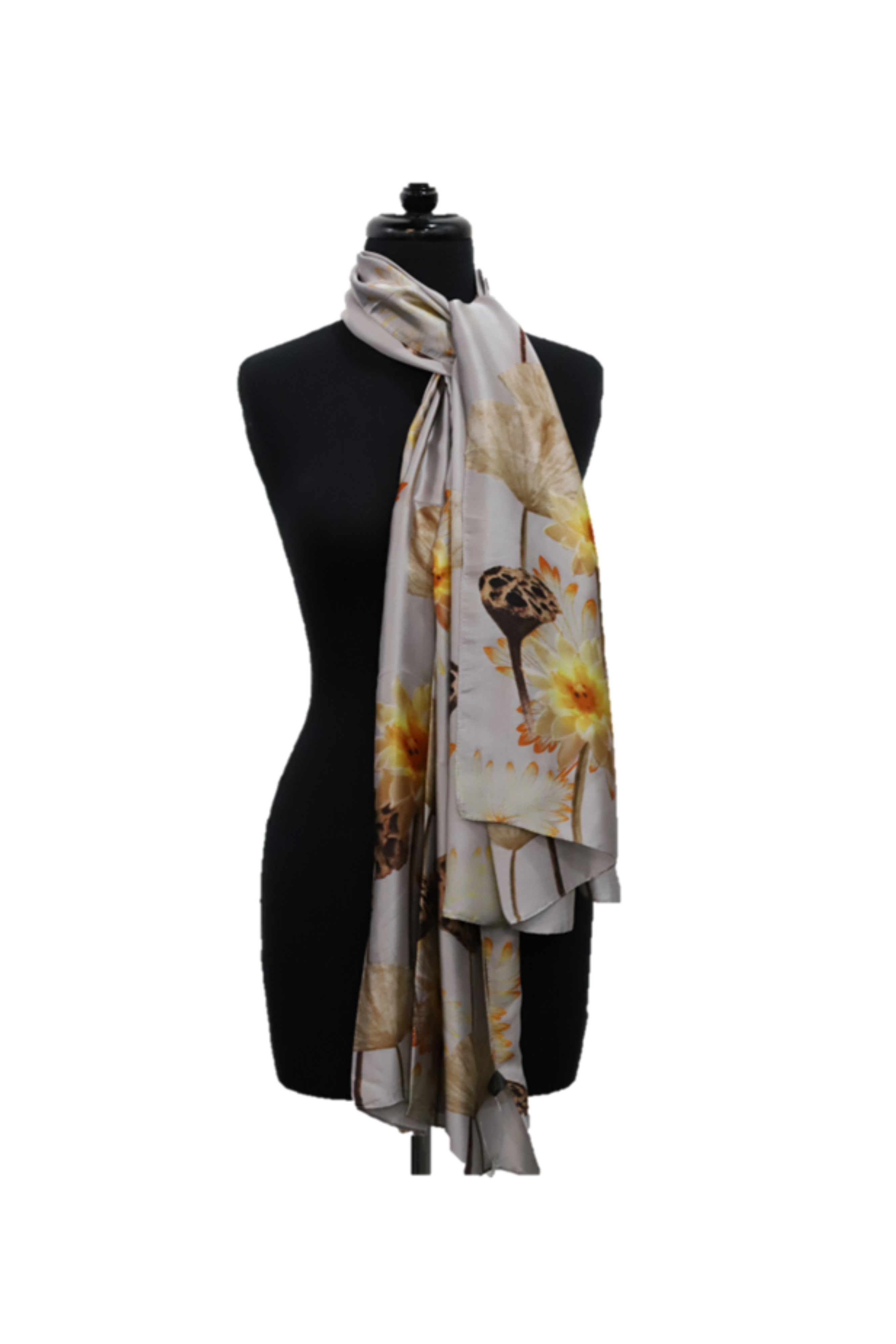 Floral pattern scarf