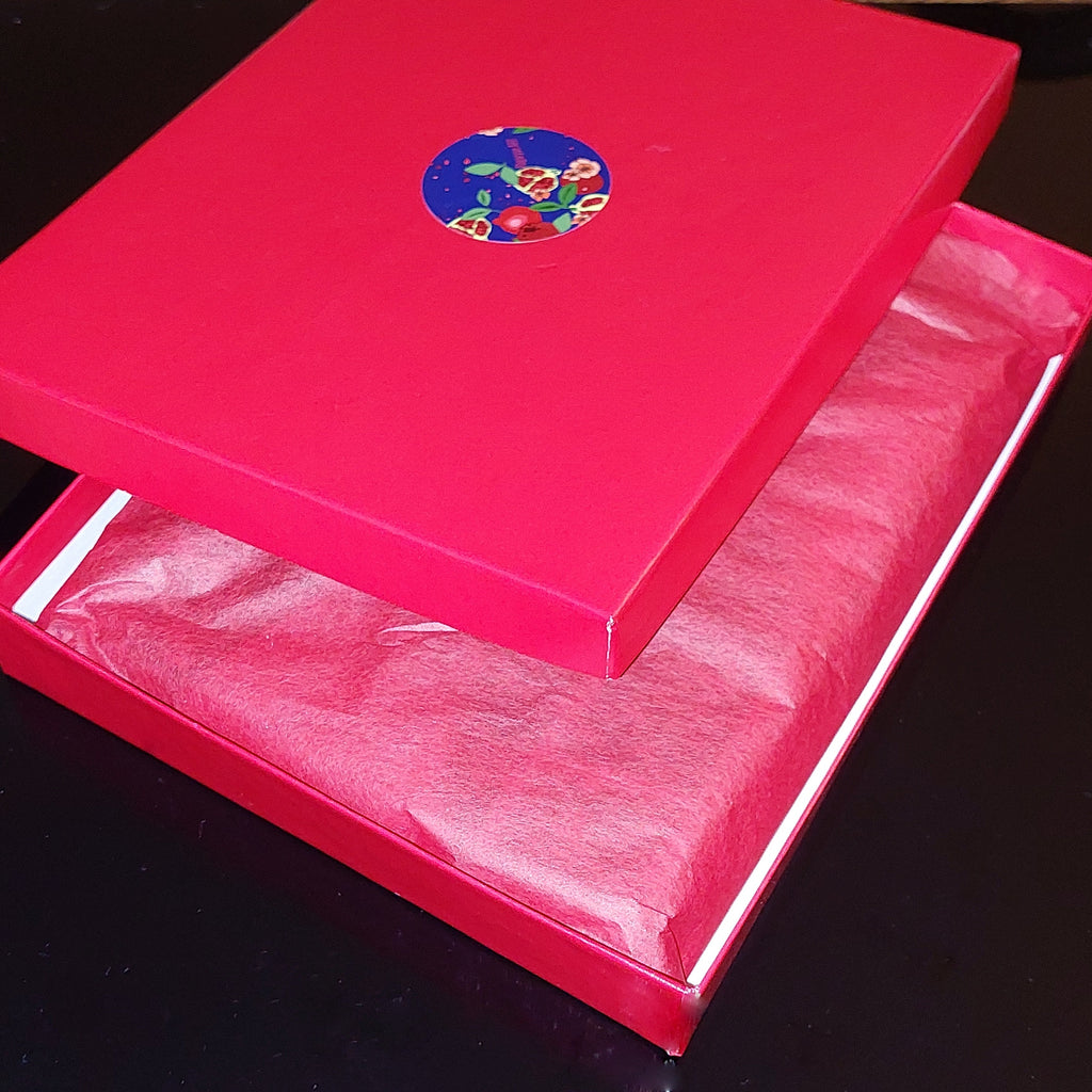 Armenian gift set,  alphabet scarf and pomegranate pendant, 70-17 in long chiffon scarf, perfect gift for Armenian