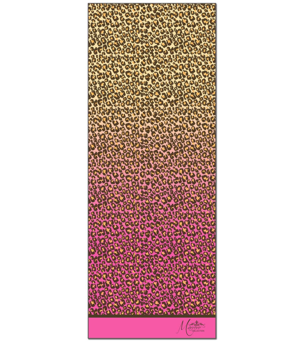SOLD OUT--Boho Pink Leopard Print Scarf