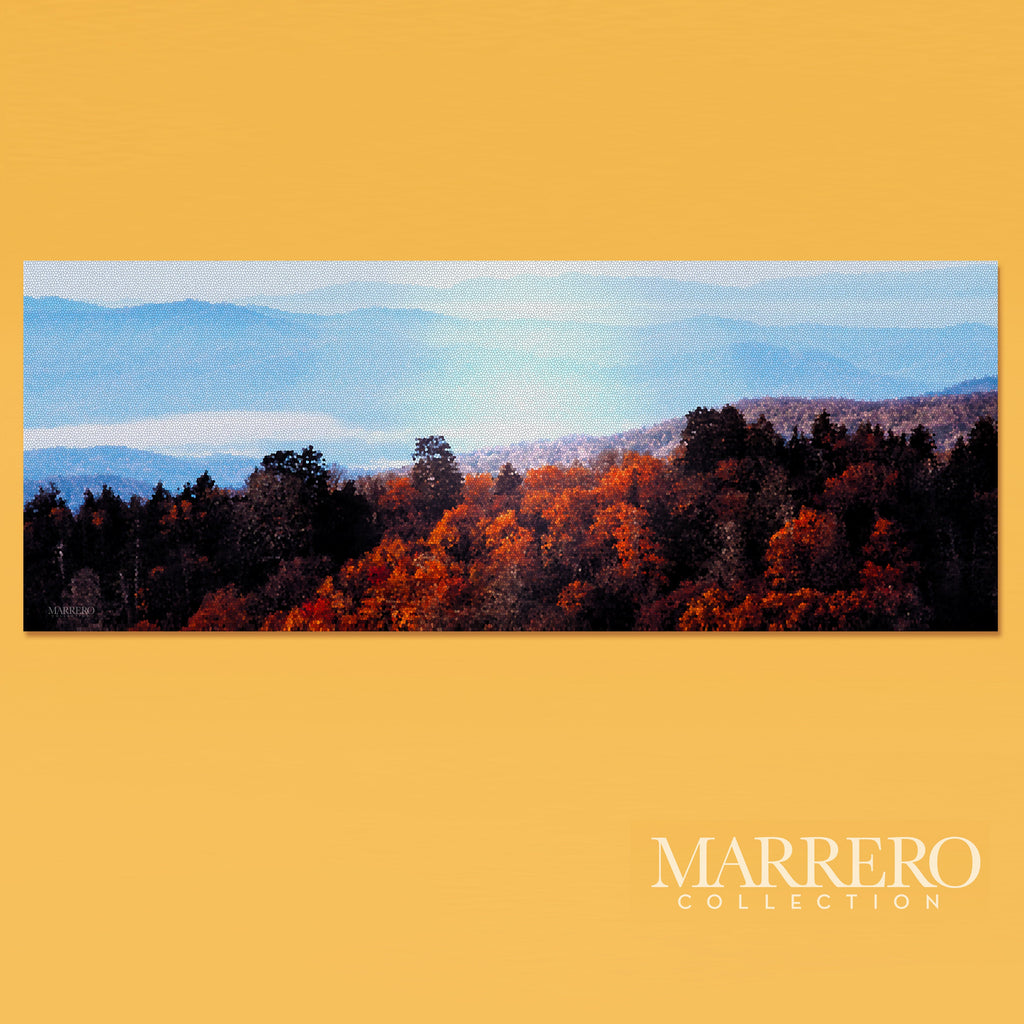 Blue Ridge Mosaic Oblong Scarf