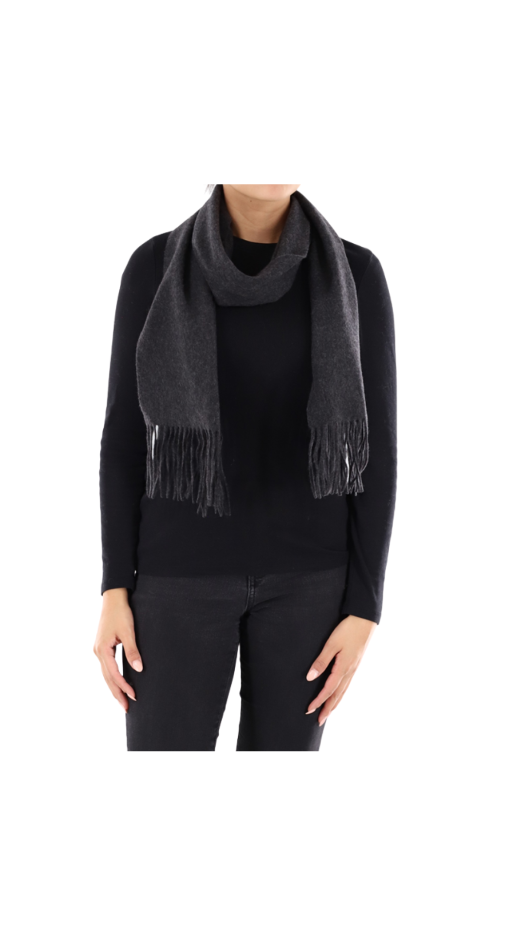 Solid Cashmere Blend Scarf