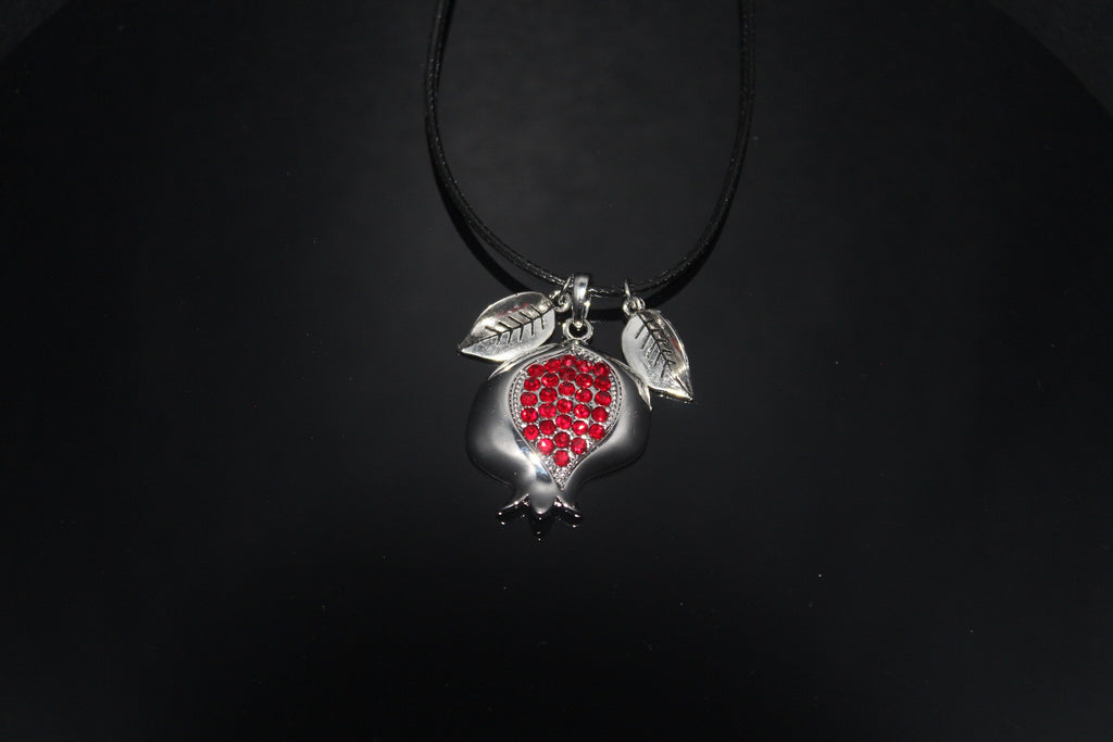 Armenian gift set,  alphabet scarf and pomegranate pendant, 70-17 in long chiffon scarf, perfect gift for Armenian