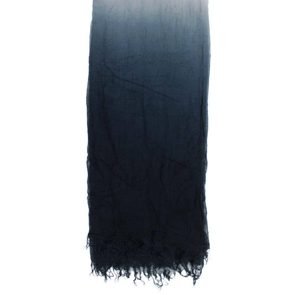Ombre shaded Shawl - Black/Light Grey