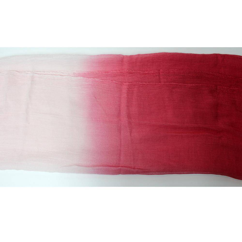 Ombre shaded Shawl - Pink/Ivory